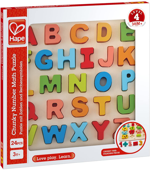 Poza cu HAPE PUZZLE ALFABET CHUNKY