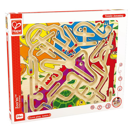 Poza cu HAPE LABIRINT MAGNETIC ZOO&#39;M - DISTRACTIE LA DUBLU