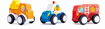Poza cu HAPE SET 3 MASINUTE CU MOTOR PULL-BACK