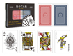 Poza cu SET 2 PACHETE CARTI ROYAL CANASTA POKER DIN PLASTIC