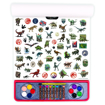 Poza cu JURASSIC WORLD SET PENTRU DESEN GIGA BLOCK 4 IN 1