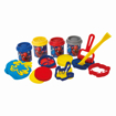 Poza cu GALETUSA CU 4 BORCANASE DE PLASTILINA SI ACCESORII DE MODELAT SPIDERMAN
