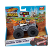 Poza cu HOT WHEELS MONSTER TRUCK ROARIN WRECKERS TIGER SHARK CU FUNCTII SI SUNETE SCARA  1:43