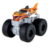 Poza cu HOT WHEELS MONSTER TRUCK ROARIN WRECKERS TIGER SHARK CU FUNCTII SI SUNETE SCARA  1:43