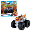 Poza cu HOT WHEELS MONSTER TRUCK ROARIN WRECKERS TIGER SHARK CU FUNCTII SI SUNETE SCARA  1:43