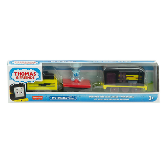 Poza cu THOMAS LOCOMOTIVA MOTORIZATA DIESEL CU 2 VAGOANE