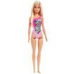 Poza cu PAPUSA BARBIE BLONDA CU COSTUM DE BAIE ROZ