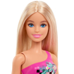 Poza cu PAPUSA BARBIE BLONDA CU COSTUM DE BAIE ROZ