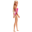 Poza cu PAPUSA BARBIE BLONDA CU COSTUM DE BAIE ROZ