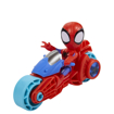 Poza cu SPIDEY PRIETENII EXTRAORDINARI SET MOTOCICLETA SI FIGURINA SPIDEY 10CM