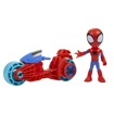 Poza cu SPIDEY PRIETENII EXTRAORDINARI SET MOTOCICLETA SI FIGURINA SPIDEY 10CM