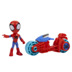 Poza cu SPIDEY PRIETENII EXTRAORDINARI SET MOTOCICLETA SI FIGURINA SPIDEY 10CM