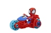 Poza cu SPIDEY PRIETENII EXTRAORDINARI SET MOTOCICLETA SI FIGURINA SPIDEY 10CM