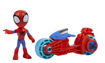 Poza cu SPIDEY PRIETENII EXTRAORDINARI SET MOTOCICLETA SI FIGURINA SPIDEY 10CM