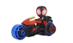 Poza cu SPIDEY PRIETENII EXTRAORDINARI SET MOTOCICLETA SI FIGURINA MILES MORALES SPIDER MAN 10CM