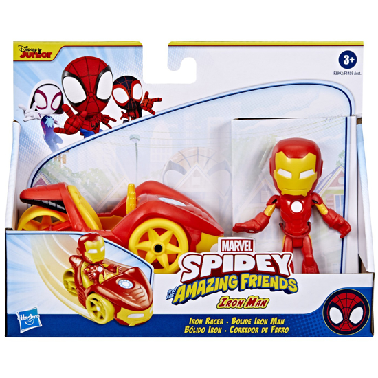 Poza cu SPIDEY PRIETENII EXTRAORDINARI SET VEHICUL SI FIGURINA IRON MAN