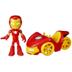 Poza cu SPIDEY PRIETENII EXTRAORDINARI SET VEHICUL SI FIGURINA IRON MAN
