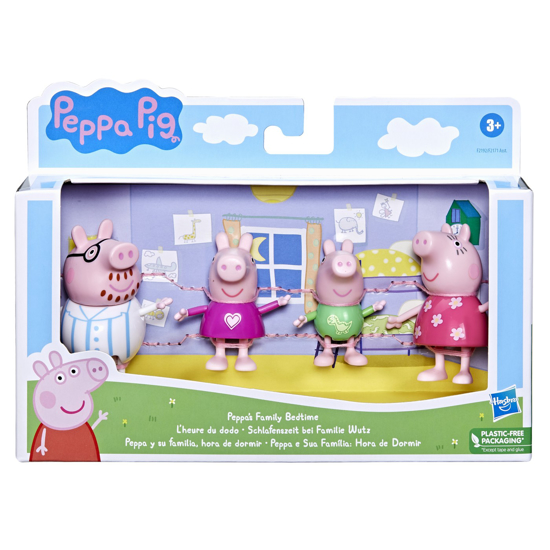 Poza cu PEPPA PIG SET FIGURINE FAMILIA PIG ORA DE CULCARE