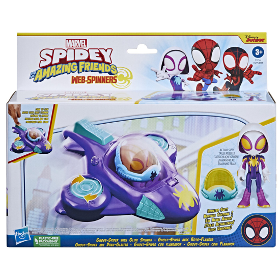 Poza cu SPIDEY PRIETENII EXTRAORDINARI SET MASINUTA SI FIGURINA GHOST SPIDER