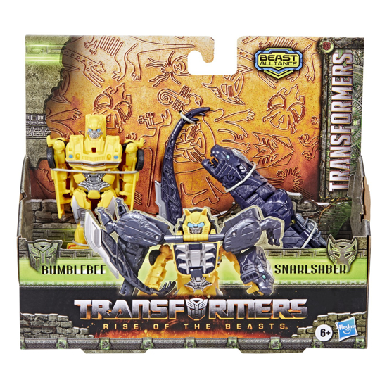 Poza cu TRANSFORMERS 7 BEAST ALLIANCE SET 2 FIGURINE BUMBLEBEE SI SNARLSABER 13CM