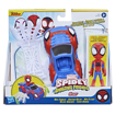 Poza cu SPIDEY PRIETENII EXTRAORDINARI SET MASINUTA SI FIGURINA SI ACCESORIU SPIDEY