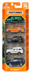 Poza cu MATCHBOX SET 5 MASINUTE METALICE MBX WAGONS II SCARA 1:64