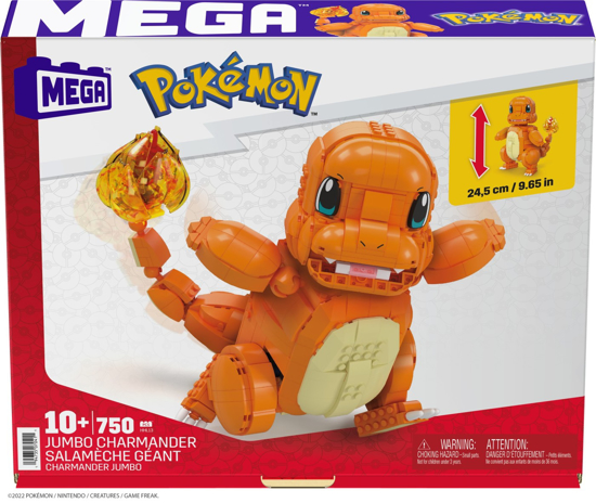 Poza cu POKEMON MEGA CONSTRUX JUMBO CHARMANDER SALAMECHE