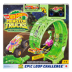 Poza cu HOT WHEELS MONSTER TRUCK PISTA CASCADORILOR IN BUCLA FOSFORESCENTA