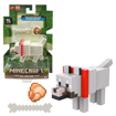 Poza cu MINECRAFT CRAFT A BLOCK FIGURINA TAMED WOLF 8CM