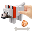 Poza cu MINECRAFT CRAFT A BLOCK FIGURINA TAMED WOLF 8CM