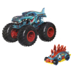 Poza cu HOT WHEELS MONSTER TRUCK SI MASINUTA METALICA MEGA WREX