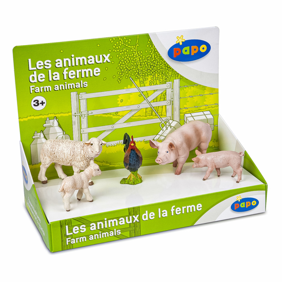 Poza cu PAPO FIGURINA SET 5 ANIMALE DE LA FERMA