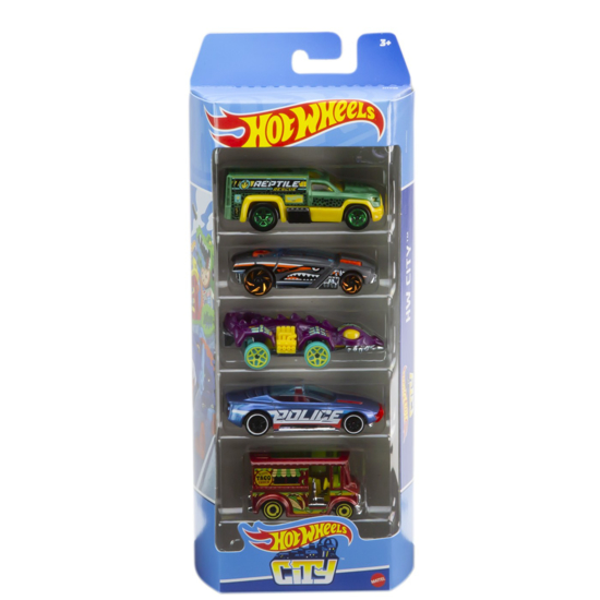Poza cu SET 5 MASINI HOT WHEELS CITY