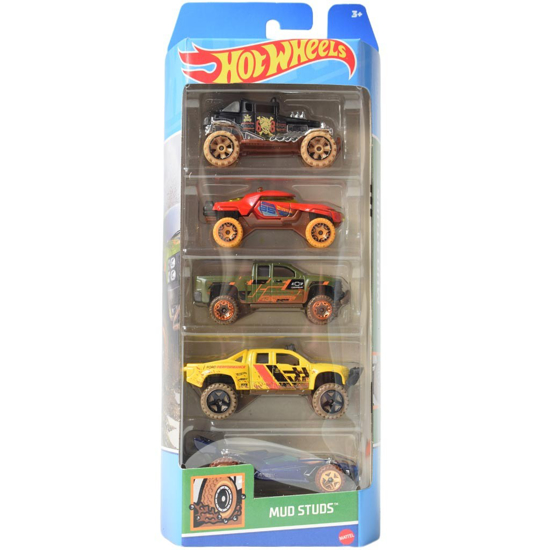 Poza cu SET 5 MASINI HOT WHEELS MUD STUDS