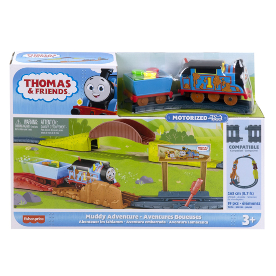 Poza cu THOMAS SET DE JOACA CU LOCOMOTIVA MUDDY MOTORIZATA SI ACCESORII