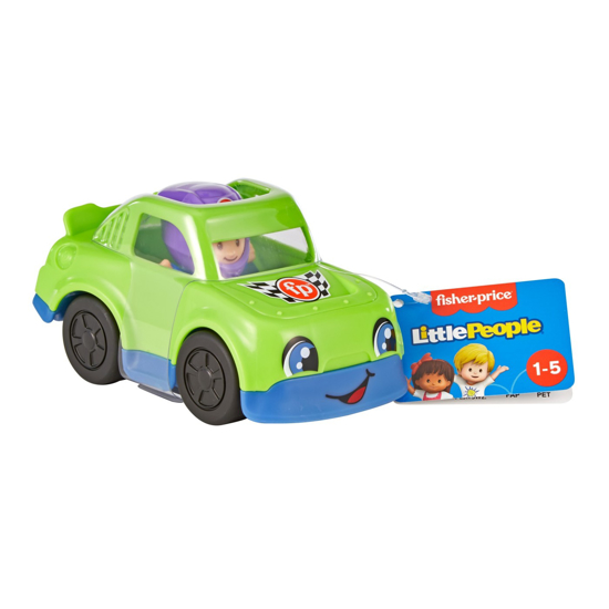 Poza cu FISHER PRICE LITTLE PEOPLE VEHICUL RACE 10CM