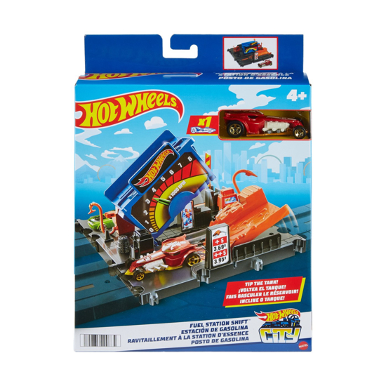 Poza cu HOT WHEELS CITY EXPLORER PISTA FUEL STATION SHIFT