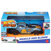 Poza cu HOT WHEELS MASINUTA METALICA CU SISTEM PULL BACK MUSCLE AND BLOWN SCARA 1:43