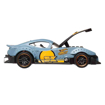 Poza cu HOT WHEELS MASINUTA METALICA CU SISTEM PULL BACK MUSCLE AND BLOWN SCARA 1:43