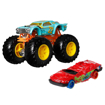 Poza cu HOT WHEELS MONSTER TRUCK SI MASINUTA METALICA NIGHT SHIFTER