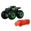 Poza cu HOT WHEELS MONSTER TRUCK SI MASINUTA METALICA SKELETON CREW