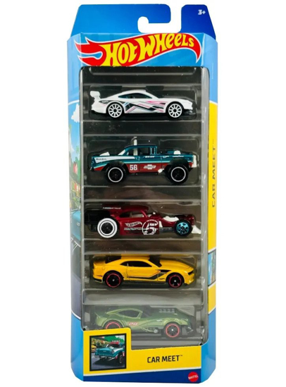 Poza cu SET 5 MASINI HOT WHEELS CAR MEET