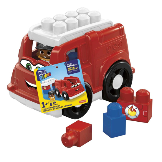 Poza cu MEGA BLOKS FIRST BUILDERS VEHICUL FREDDY FIRETRUCK