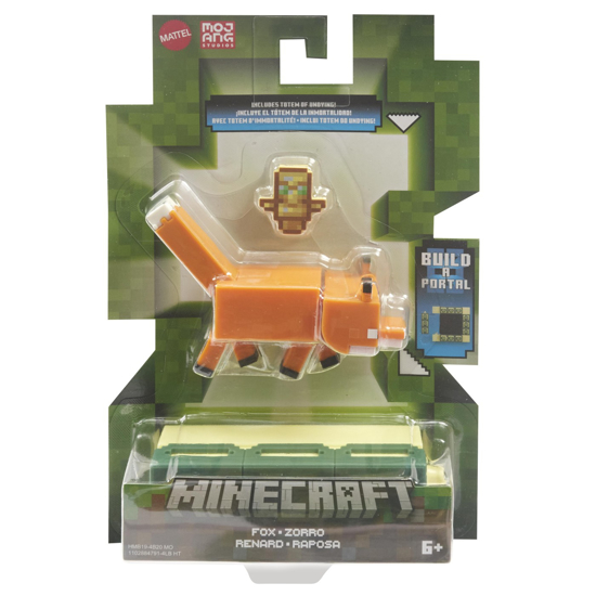 Poza cu MINECRAFT CRAFT A BLOCK FIGURINA STRONGHOLD FOX 8CM