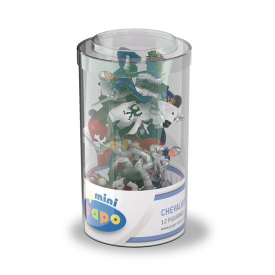 Poza cu PAPO FIGURINA SET 12 MINIFIGURINE CAVALERI 12 PIESE