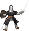 Poza cu PAPO FIGURINA CAVALER HOSPITALLER CU SABIE