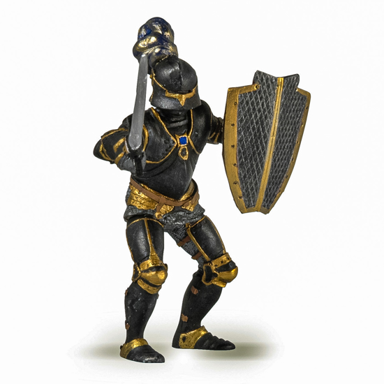 Poza cu PAPO FIGURINA CAVALER IN ARMURA NEAGRA