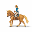 Poza cu PAPO FIGURINA SET COWGIRL (VACARITA) PE CAL USA