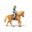 Poza cu PAPO FIGURINA SET COWGIRL (VACARITA) PE CAL USA