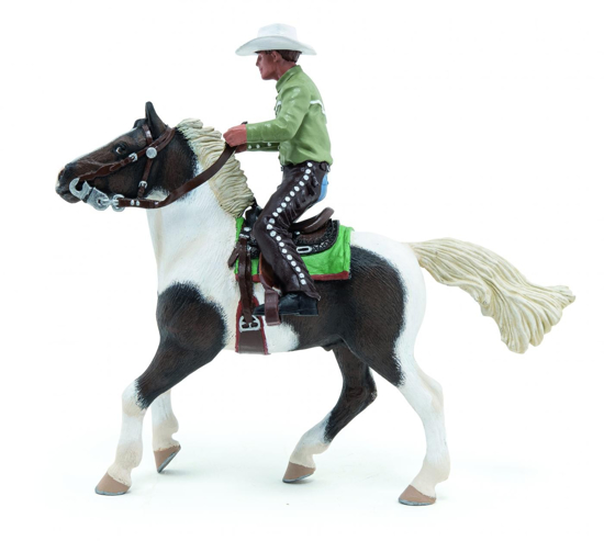 Poza cu PAPO FIGURINA COWBOY SI CALUL SAU